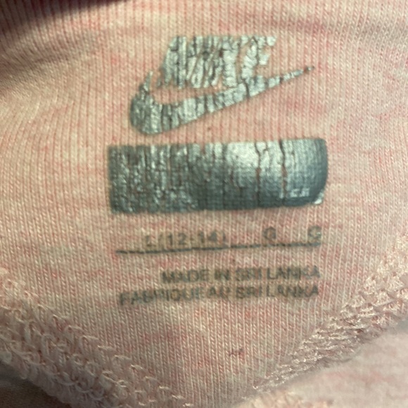 Pink Nike long sleeved shirt L 12-14 - Picture 2 of 4